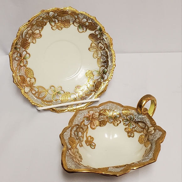 Vintage Nippon Pouring Bowl and Plate - Picture 1 of 16